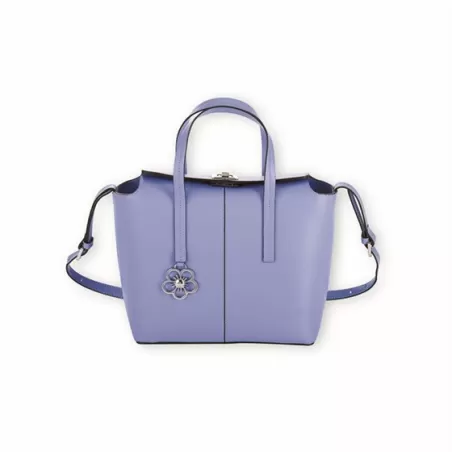Borsa pelle shopper piccola lilla - Thun