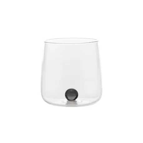 Bilia, Bicchiere trasparente, bilia grigio - Zafferano