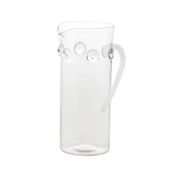 Patea, Caraffa trasparente/bianco - Zafferano