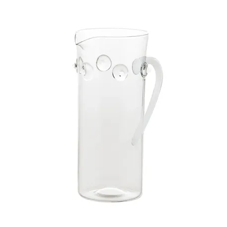 Patea, Caraffa trasparente/bianco - Zafferano