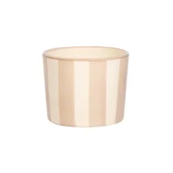 Righe, Bicchiere sabbia in ceramica - Zafferano