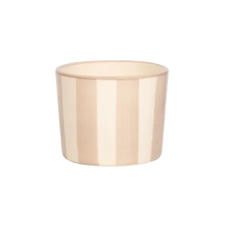 Righe, Bicchiere sabbia in ceramica - Zafferano