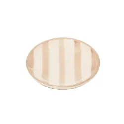 Righe, Piattino sabbia in ceramica - Zafferano