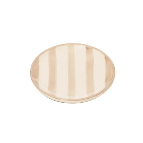 Righe, Piattino sabbia in ceramica - Zafferano