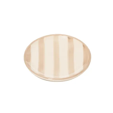 Righe, Piattino sabbia in ceramica - Zafferano