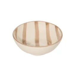 Righe, Bowl sabbia in ceramica - Zafferano