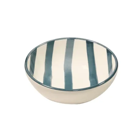 Righe, Bowl grigio in ceramica - Zafferano