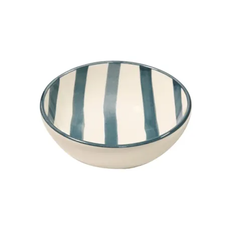 Righe, Bowl grigio in ceramica - Zafferano