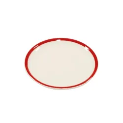 Rim, Piattino rosso in ceramica - Zafferano