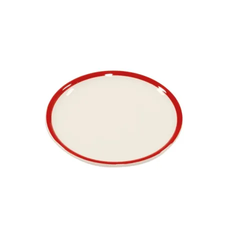 Rim, Piattino rosso in ceramica - Zafferano