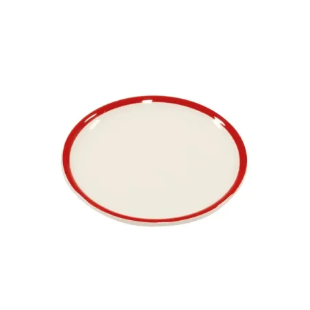 Rim, Piattino rosso in ceramica - Zafferano