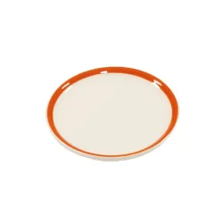 Rim, Piattino arancione in ceramica - Zafferano