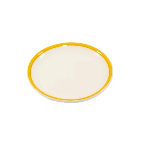 Rim, Piattino giallo in ceramica - Zafferano
