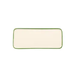 Rim, Piattino rettangolare verde in ceramica - Zafferano