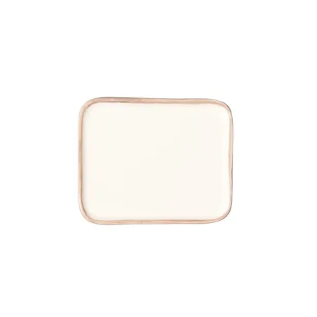 Rim, Piattino rettangolare sabbia in ceramica - Zafferano