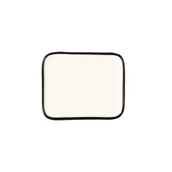 Rim, Piattino rettangolare nero in ceramica - Zafferano
