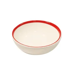 Rim, Bowl rosso in ceramica - Zafferano