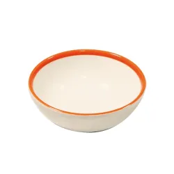 Rim, Bowl arancione in ceramica - Zafferano