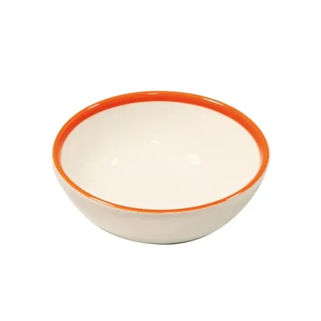 Rim, Bowl arancione in ceramica - Zafferano