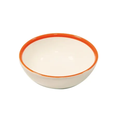 Rim, Bowl arancione in ceramica - Zafferano