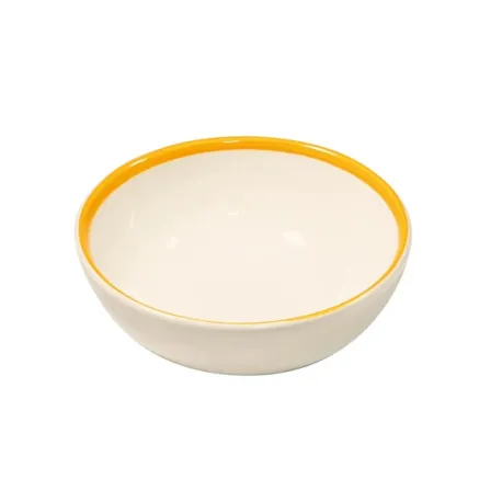Rim, Bowl giallo in ceramica - Zafferano