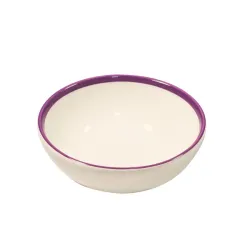 Rim, Bowl viola in ceramica - Zafferano