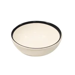 Rim, Bowl nero in ceramica - Zafferano