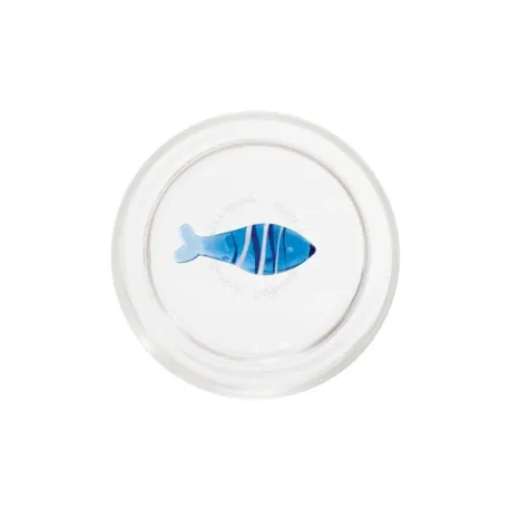 Teca Mare, Bicchiere pesce sardina blu - Zafferano