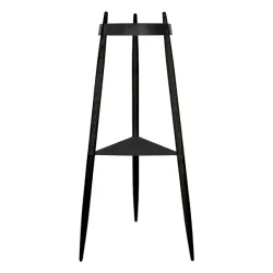 Liola', Appendiabiti nero opaco 3 gambe frassino nero opaco - Zafferano