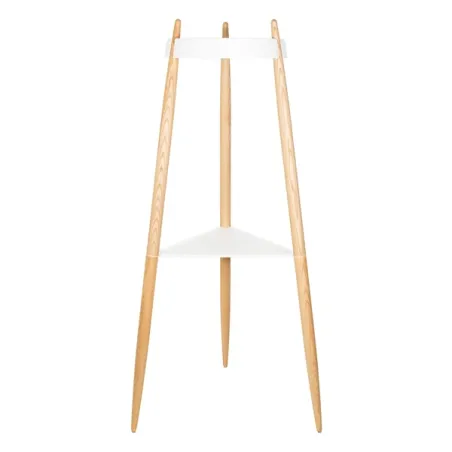 Liola', Appendiabiti bianco opaco 3 gambe frassino naturale opaco - Zafferano