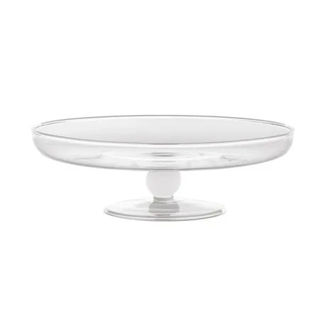 Bilia, Alzata trasparente bianca - Zafferano