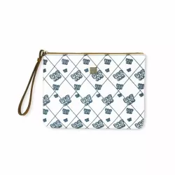 Pochette butterfly  pe2015 bianco blu - Thun