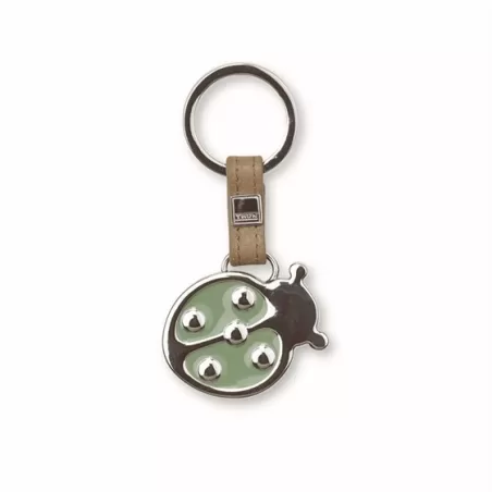 Portachiavi anello shiny coccinella - Thun