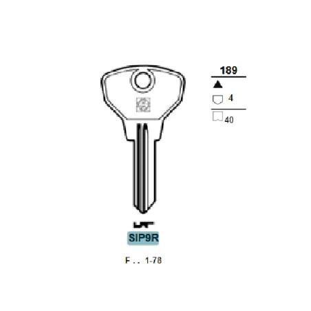 Chiave auto - AF4D - Silca