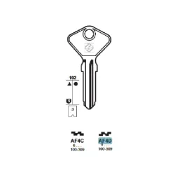 Chiave auto AF4D - Silca