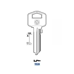 Chiave, Tesa - TE2X - Silca