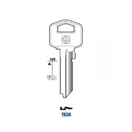 Chiave, Tesa - TE2X - Silca
