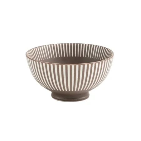 Levante, Bowl media marrone in porcellana - Zafferano