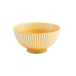 Levante, Bowl media ocra in porcellana - Zafferano