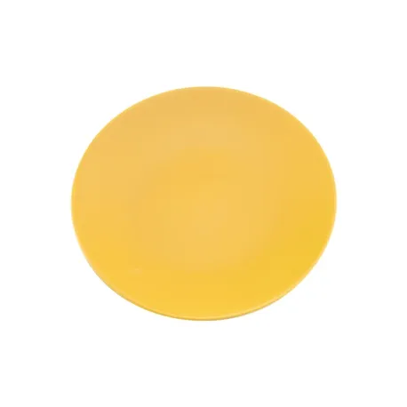 Levante, Piatto dessert ocra in porcellana - Zafferano