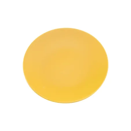 Levante, Piatto dessert ocra in porcellana - Zafferano