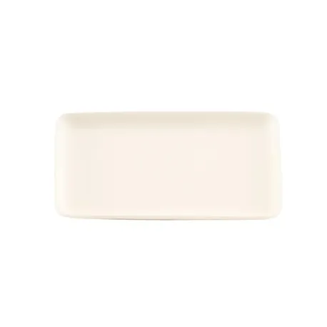 Levante, Piatto rettangolare avorio in porcellana - Zafferano
