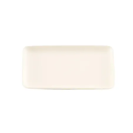 Levante, Piatto rettangolare avorio in porcellana - Zafferano