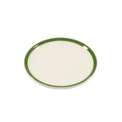 Rim, Piattino verde in ceramica - Zafferano