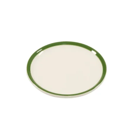 Rim, Piattino verde in ceramica - Zafferano