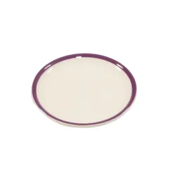 Rim, Piattino viola in ceramica - Zafferano
