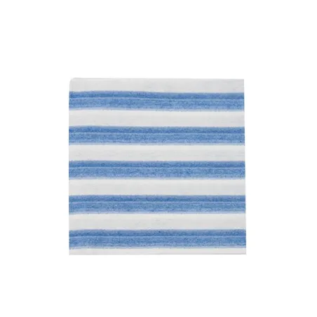 Righe, Tovagliolo carta azzurro spunlace compostabile cm.25x25 (20 pezzi) - Zafferano