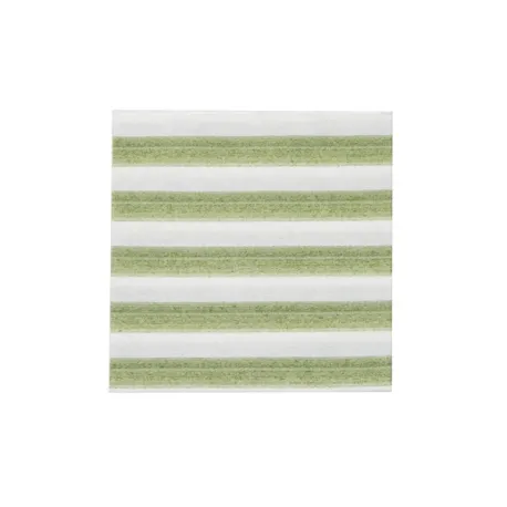 Righe, Tovagliolo carta verde spunlace compostabile cm.25x25 (20 pezzi) - Zafferano