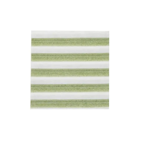 Righe, Tovagliolo carta verde spunlace compostabile cm.25x25 (20 pezzi) - Zafferano