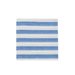 Righe, Tovagliolo carta azzurro spunlace compostabile cm.40x40 (12 pezzi) - Zafferano